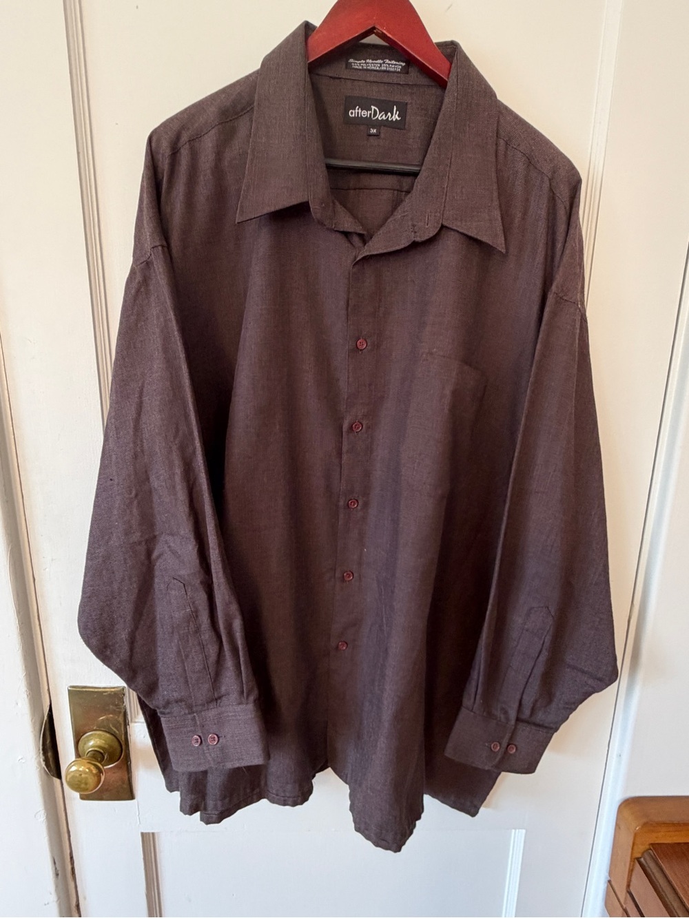 Vintage 90s Men's Button Long Sleeve Shirt 3X Gorpcore Utility Cabin Earth Work